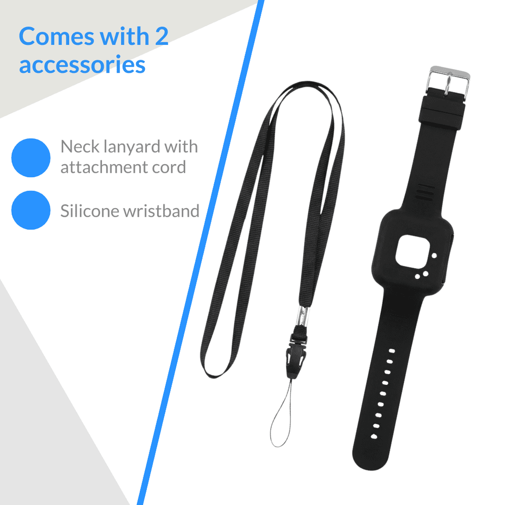 SOS button with two accessories