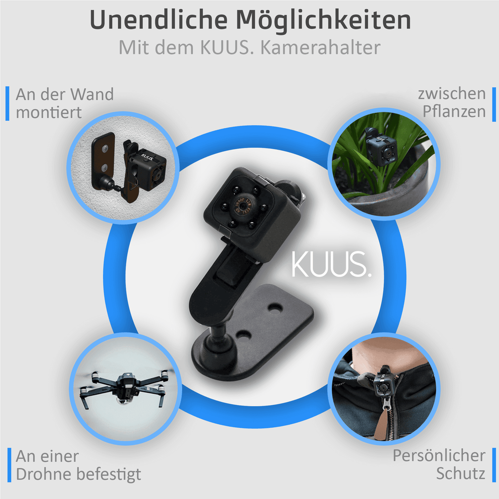 Mini-Kamera, versteckte Überwachungskamera ohne WLAN, Ansicht 3