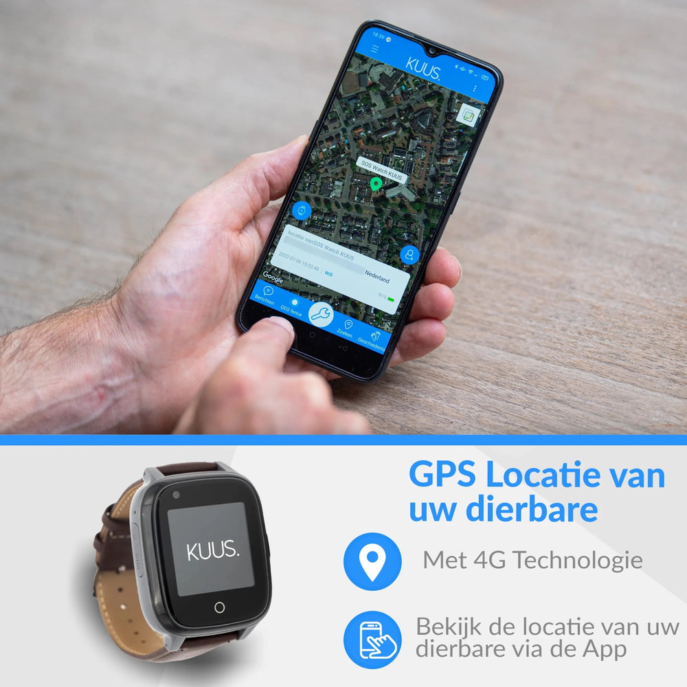 Hartslagmeter van het KUUS S2 alarmhorloge