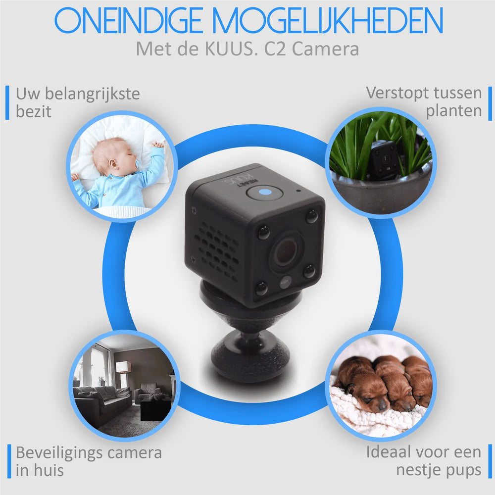 KUUS C2 verborgen opgesteld in de woonkamer