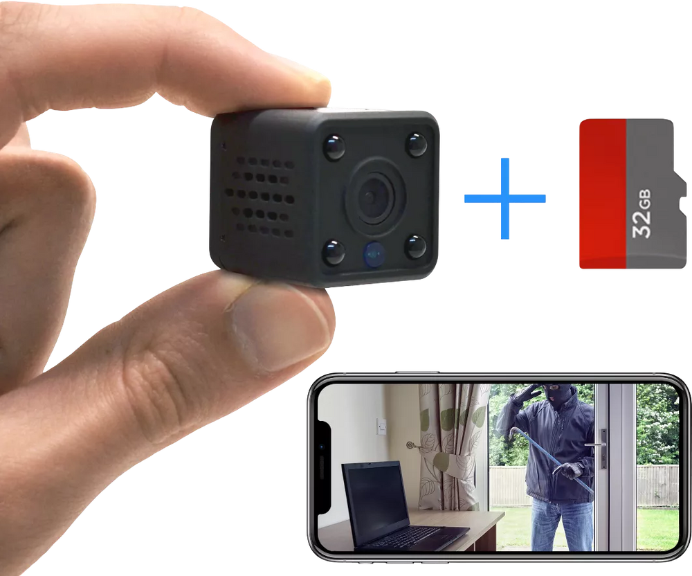 KUUS C2 mini spy camera with app – surveillance camera