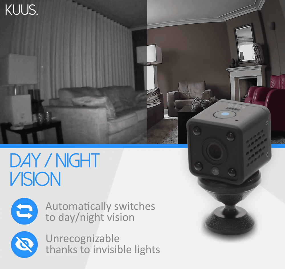 Mini spy camera with Wi-Fi IP cam and app, view 3
