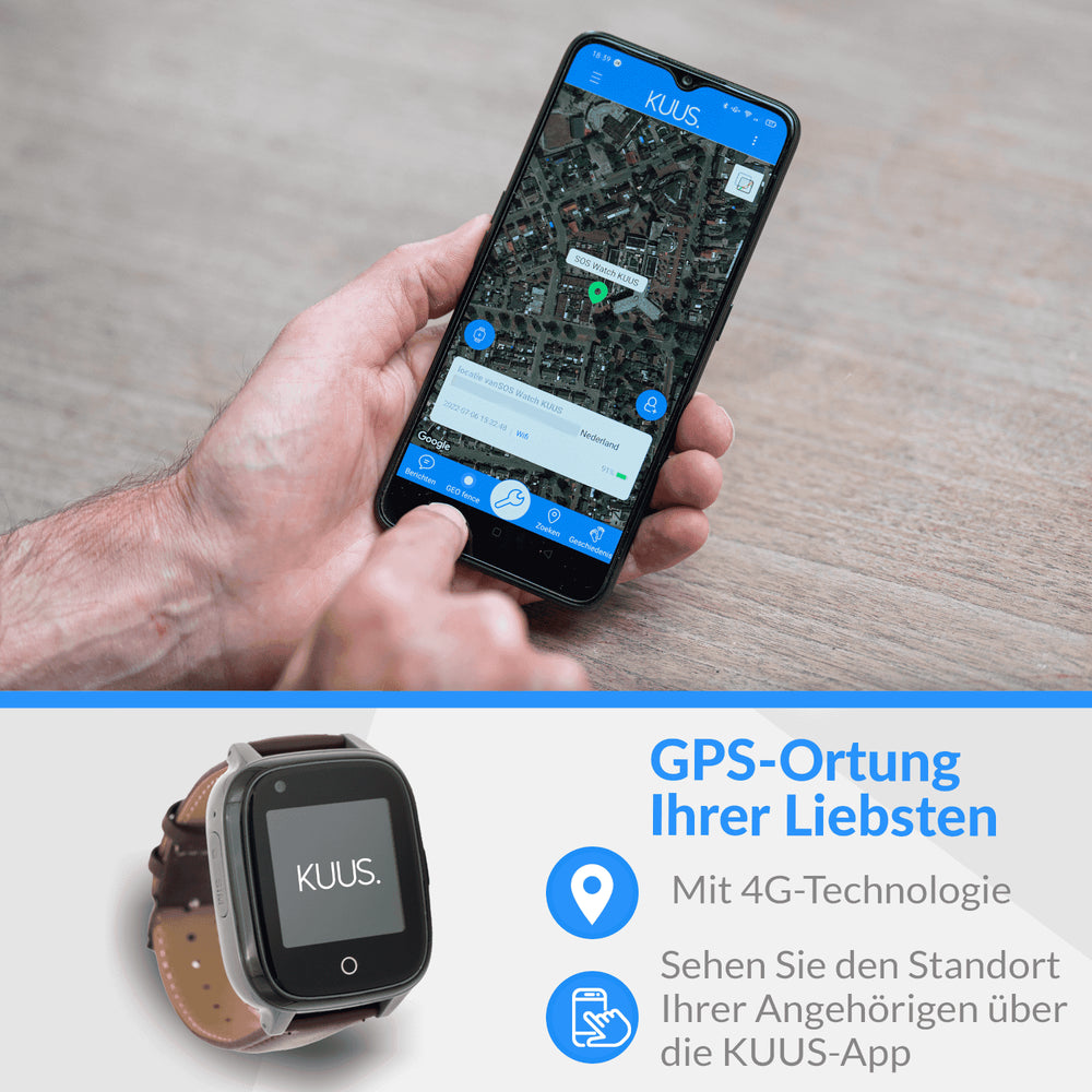 Notrufuhr für Senioren – GPS-Ortung