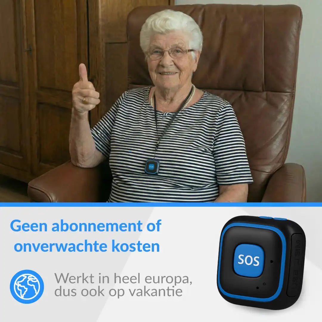 KUUS S3 Notrufknopf als Armband getragen