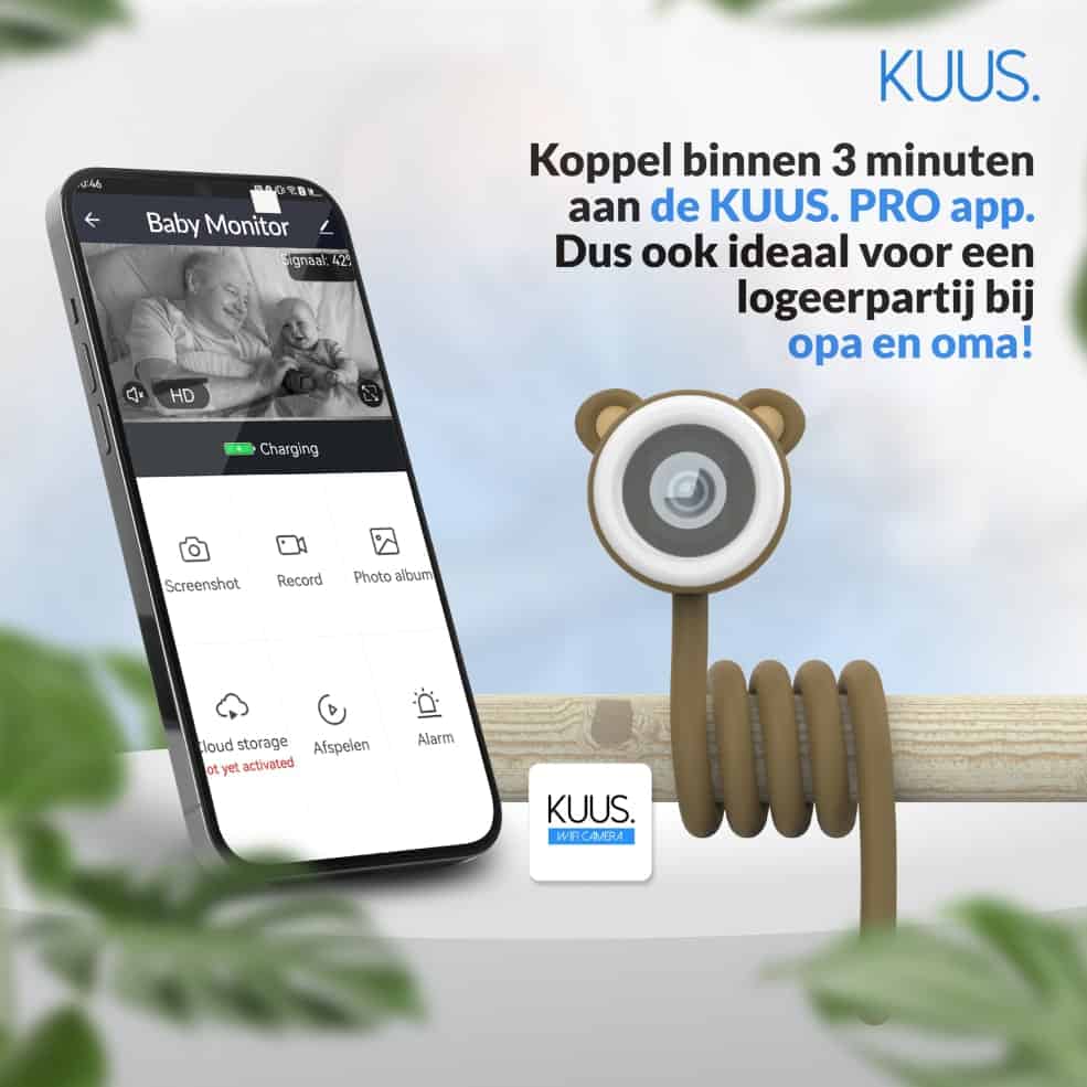 Nachtsicht des KUUS BM1 Babyphones