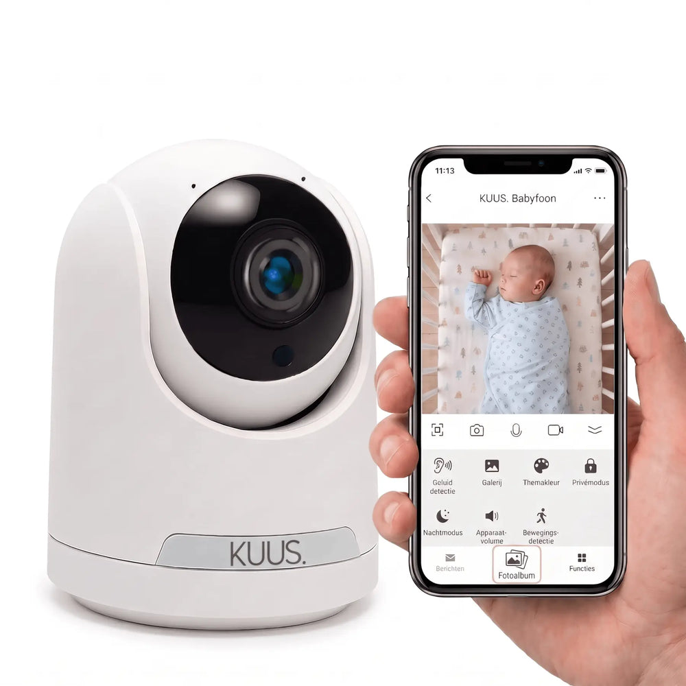 KUUS BM2 wifi babyfoon met camera en app