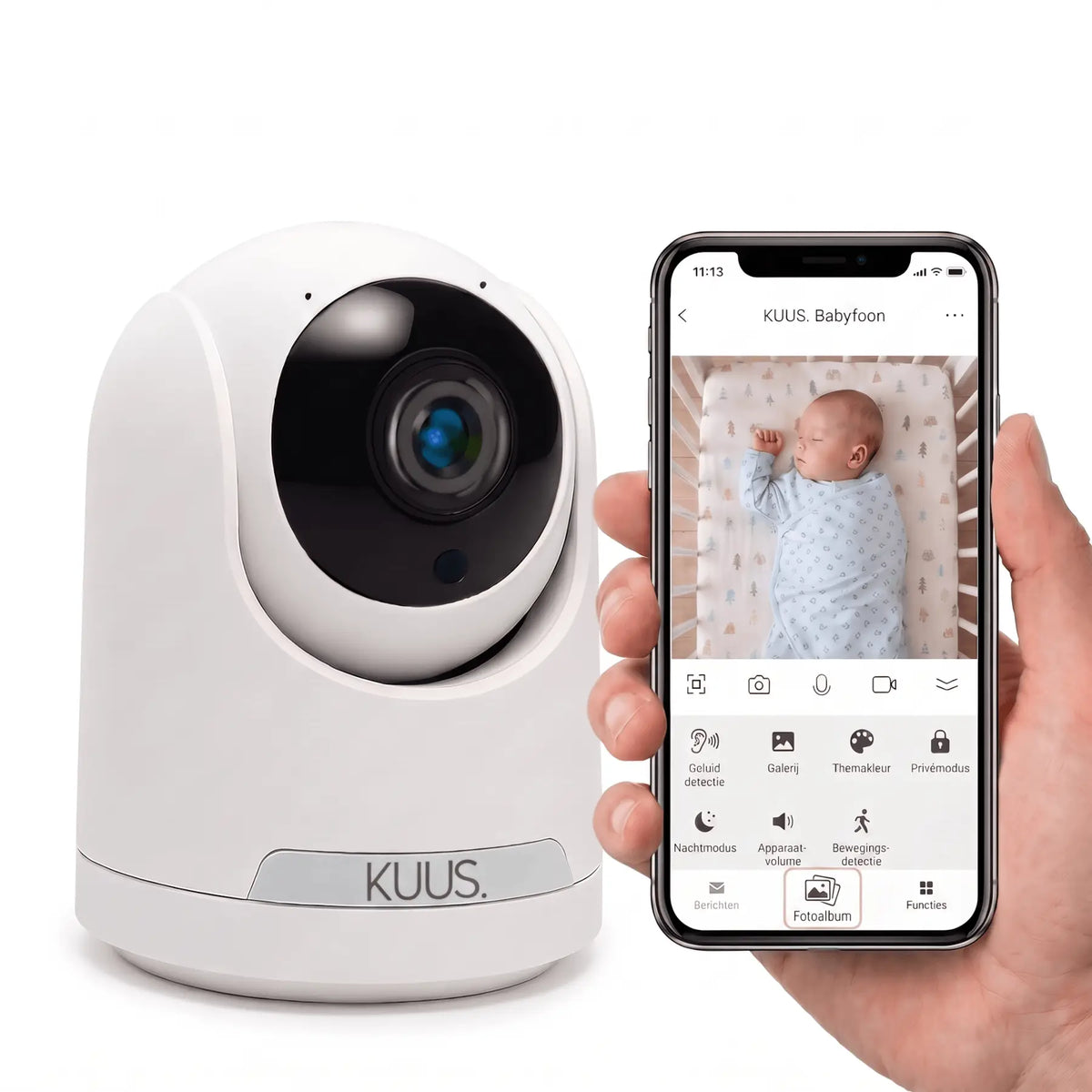 KUUS BM2 WLAN Babyphone mit Kamera und App