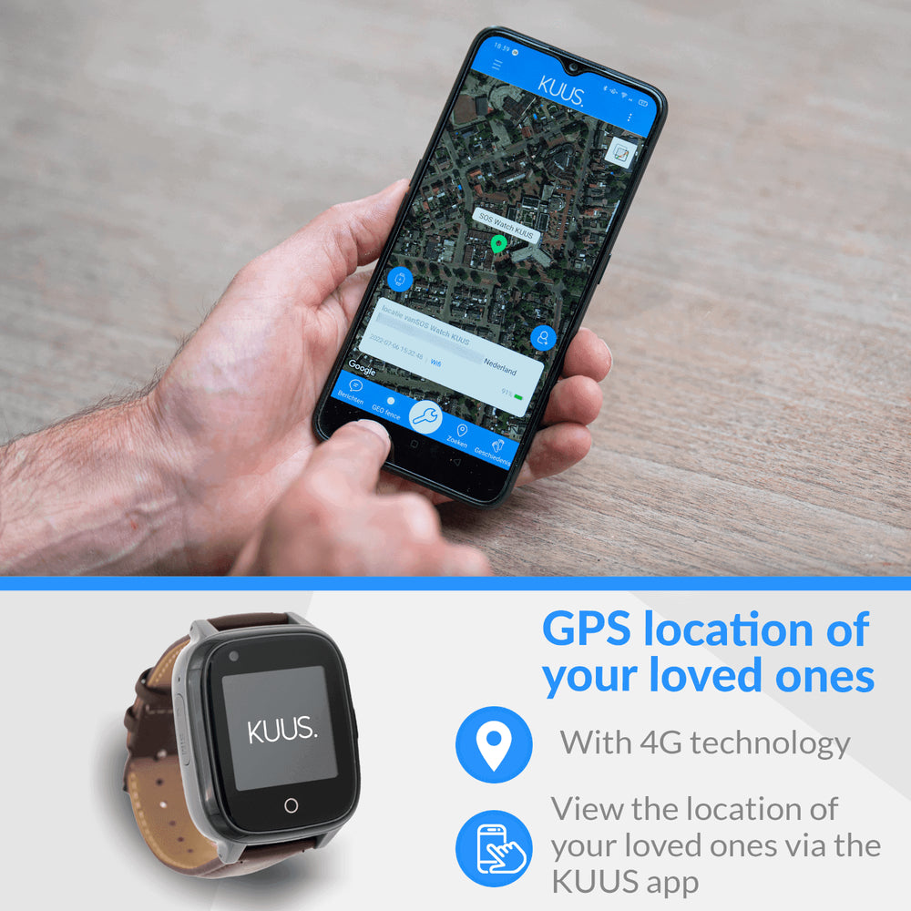 Emergency alarm watch – heart rate monitor