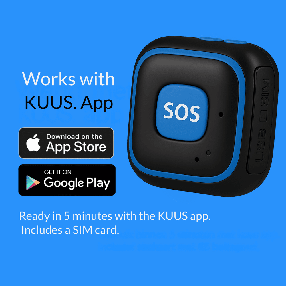 SOS button – available on the App Store and Google Play