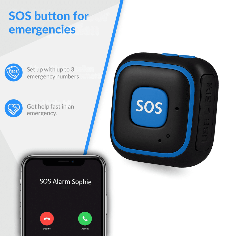 SOS button for emergencies