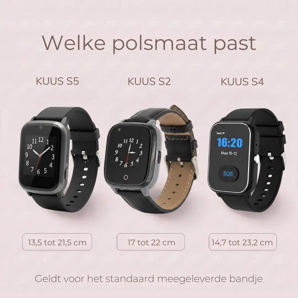 Polsmaat meten voor de KUUS S4