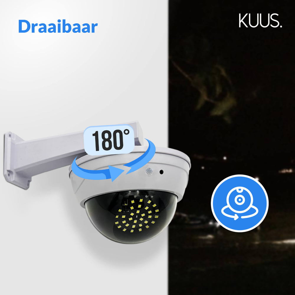 KUUS DC2 outdoor light shining in the dark