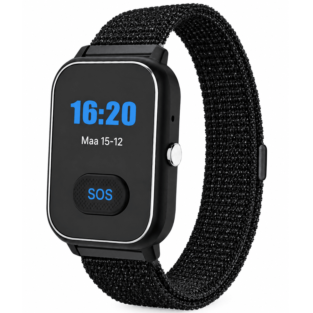 KUUS S4 alarm watch with velcro watch strap