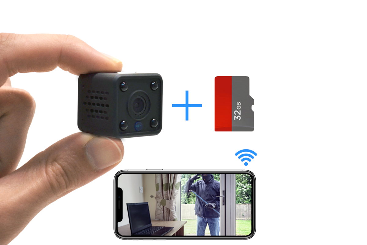 De zeer kleine spionagecamera met WiFi!