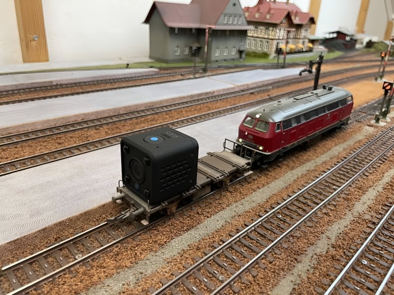 Model Train Camera for H0, N, Z, TT and G Scale