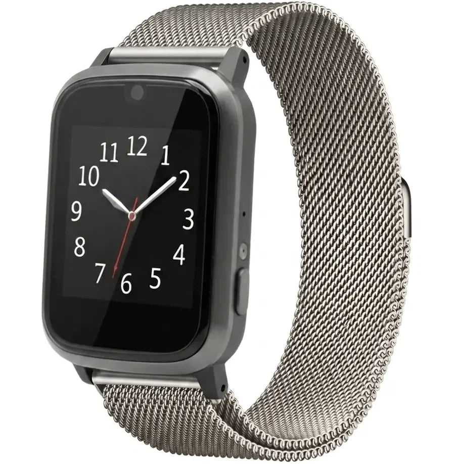 Milanaise-Uhrenarmband in Starlight Silber an der KUUS S5